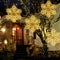 Luz Decorativa LED Copo de Nieve Navideño Blanco Cálido