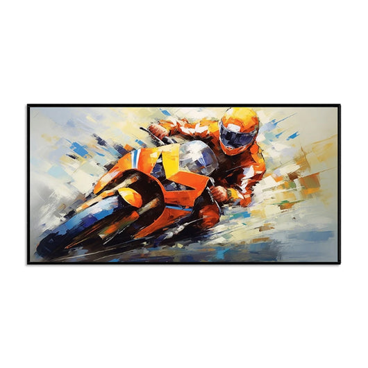 Cuadro Óleo Motocicleta Deportiva - Arte Mural Decorativo sin Marco - Image 5