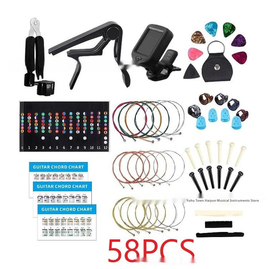 Kit Completo de Accesorios para Guitarra - Púas, Cuerdas y Estuche - Image 17