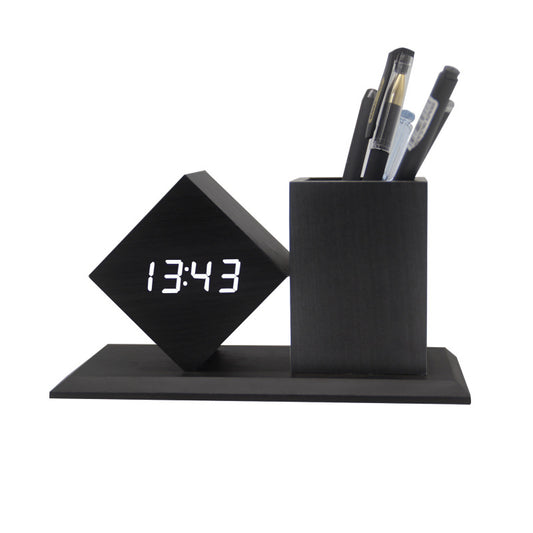 Reloj Despertador con Organizador de Escritorio