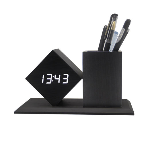 Reloj Despertador con Organizador de Escritorio