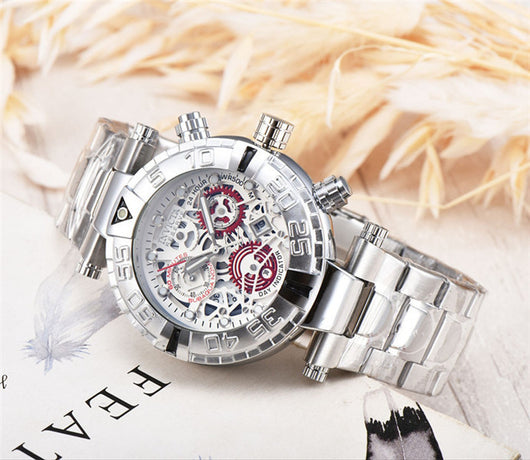 Reloj de Hombre Acero Inoxidable Esfera Grande Cuarzo Premium - Image 6