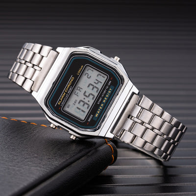 Reloj Digital LED Acero Harajuku A159 Multifunción Estilo Urbano - Image 8