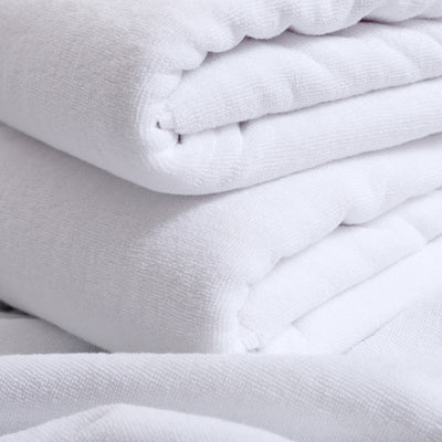 Toalla de Baño Algodón Premium Gruesa Absorbente Blanca - Image 3