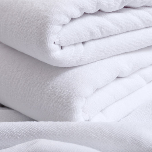 Toalla de Baño Algodón Premium Gruesa Absorbente Blanca - Image 3