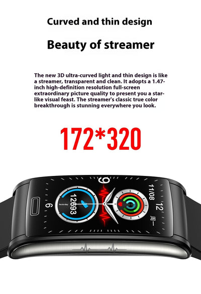 Reloj Inteligente con Monitoreo de Glucosa sin Invasión E600 - Image 26