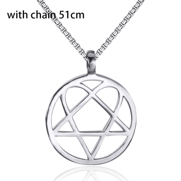 Collar Heartagram Estrella Corazón Unisex