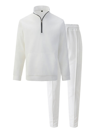 Conjunto Deportivo con Capucha y Cremallera: Sudadera y Pantalón Texturizado - Image 14