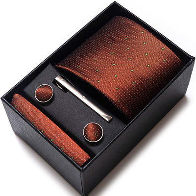 Corbata Jacquard Profesional Tejida en Trama para Negocios - Image 35