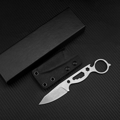 Cuchillo de Supervivencia Táctico de Hoja Recta para Caza y Bolsillo - Image 5