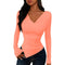 Blusa Asimétrica de Cuello Alto para Mujer - Diseño Sexy y Reductor