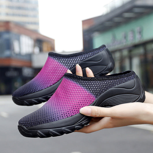 Pantuflas Plataforma Talla Grande para Mujer - Diseño Fashion con Malla Transpirable - Image 13