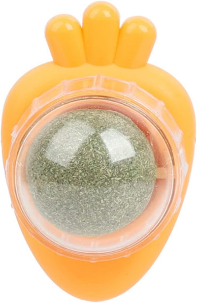 Juguetes de Hierba Gatera Adhesivos con Bolas de Menta para Gatos - Limpieza Dental y Entretenimiento - Image 2