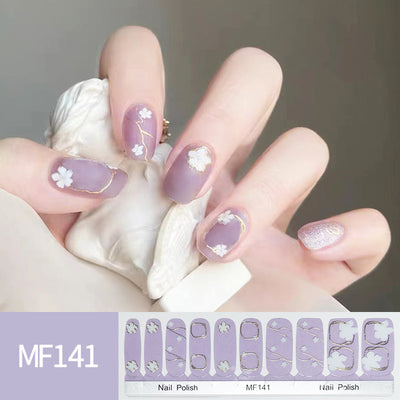 Pegatinas de Uñas Tulipanes Pintados a Mano - Image 40