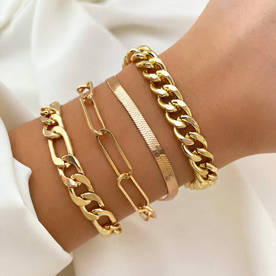 Set de Pulseras Vintage en Metal para Hombre y Mujer - Image 8