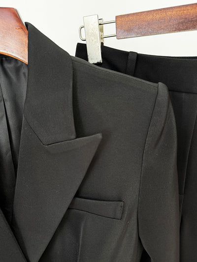 Traje Ejecutivo Dos Piezas con Blazer Ajustado y Pantalón Entallado - Image 18