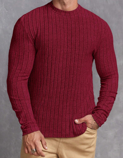 Remera Básica de Cuello Redondo y Manga Larga - Image 8