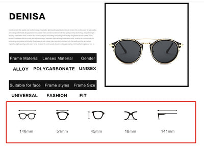 Gafas de Sol Espejo Dual con Funda - Unisex Vintage y Moderno - Image 15