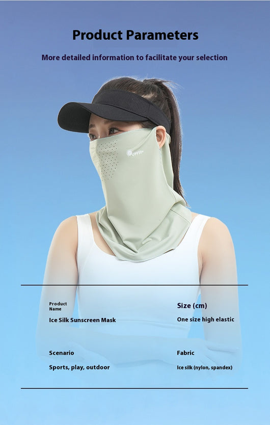 Máscara Protectora UV para Mujeres con Cobertura de Cuello y Orejas - Image 30