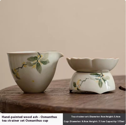 Colador de Té Cerámica Pintado a Mano - Accesorios Premium para Té de Osmanto - Image 4