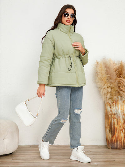 Chaqueta de Algodón con Cintura Ajustable y Cordones - Image 8