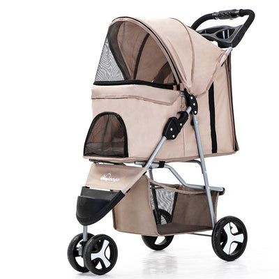 Carrito Plegable para Mascotas - Cómodo y Portátil para Perros y Gatos - Image 7