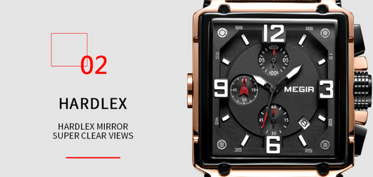 Reloj de Pulsera Cuadrado en Cuero para Hombre Estilo Vintage - Image 5