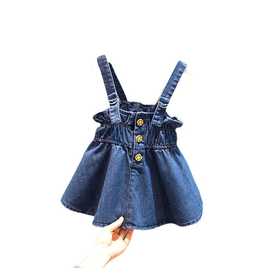 Falda Denim Princess para Niñas - Estilo Casual y Elegante - Image 2