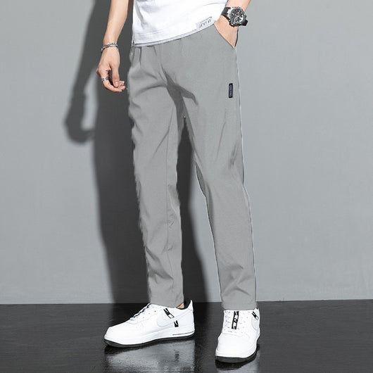 Pantalones Casuales Hombre Seda de Hielo Transpirables Secado Rápido - Image 4
