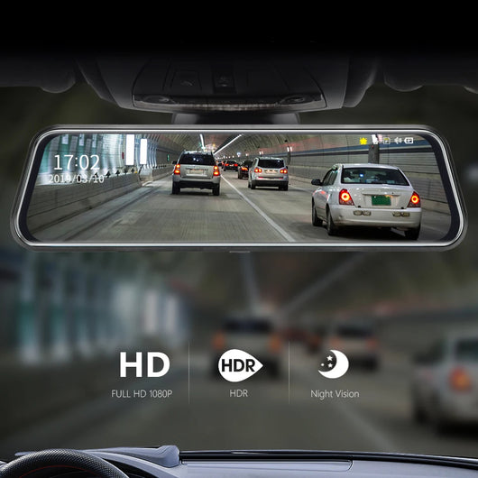 Espejo Retrovisor Grabador Dual 1080p HD con Cámara Frontal y Trasera - Image 19