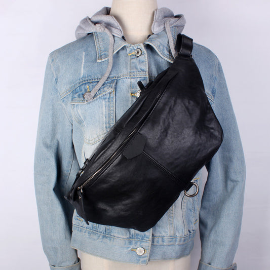 Bolsa de Cuero para Hombre - Bandolera Casual Elegante