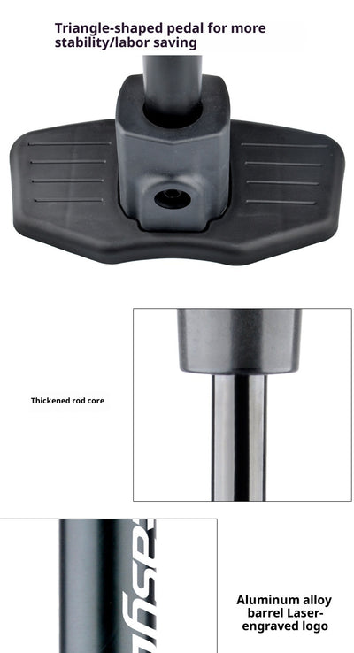 Inflador Vertical de Alta Presión para Bicicletas, Motos y Autos - Image 11