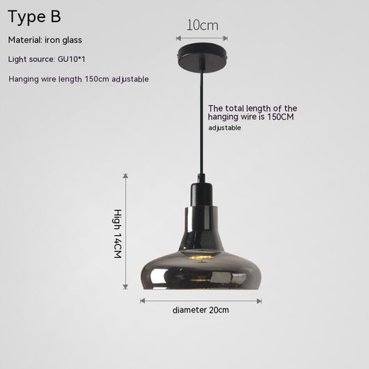 Lámpara Colgante LED de Cristal Artístico con Efecto Sombra - Image 11