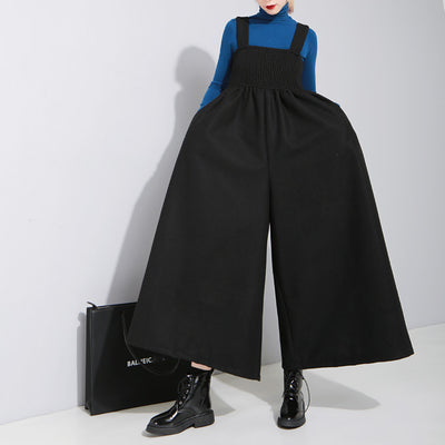 Pantalón Ancho Plisado con Tirantes Ajustables - Diseño Oversize Primavera Verano - Image 24