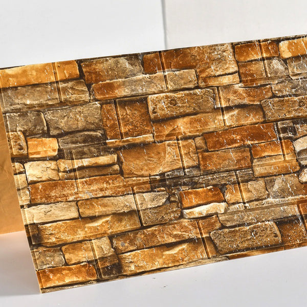 Paneles de Espuma Autoadhesivos con Textura 3D - Revestimiento de Pared Decorativo