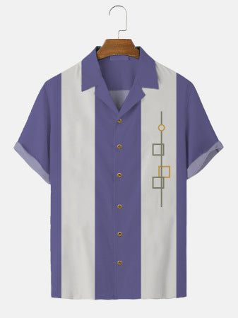 Camisa Hawaiana Estampada para Hombre - Ideal para Vacaciones y Playa - Image 9
