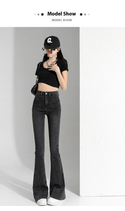 Jeans Acampanados Primavera Otoño Mujer Hot Girl - Image 10