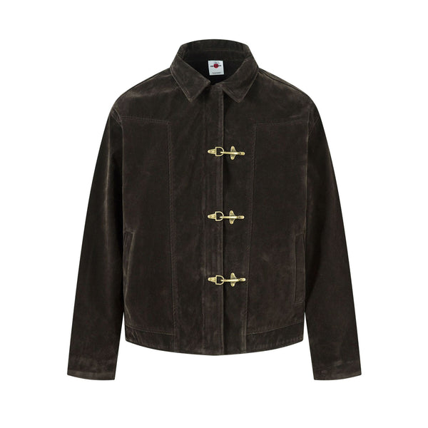 Chaqueta Desconstructida Cropped para Hombre - Ajuste Relajado Casual
