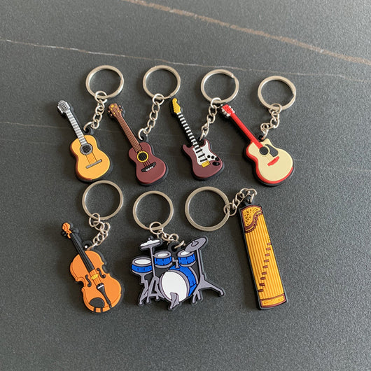 Llavero Guitarra de Silicona - Accesorio Musical Versátil - Image 33