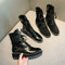 Botas Martin con Cordones Estilo Británico para Mujer - Otoño