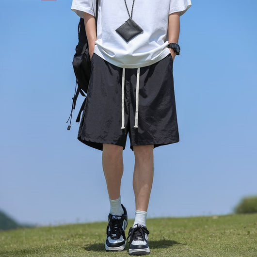Bermudas Holgadas Talla Grande Hasta la Rodilla Transpirables