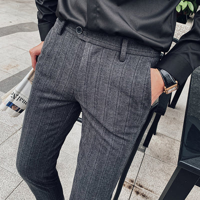 Pantalones de Lana Térmicos Slim Fit para Hombre - Image 7