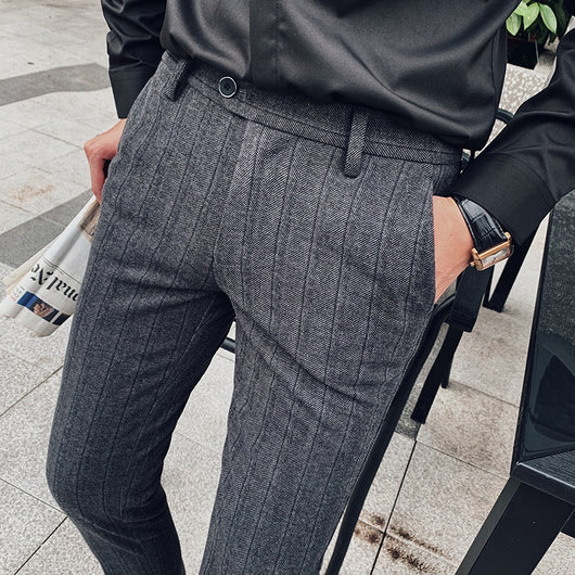 Pantalones de Lana Térmicos Slim Fit para Hombre - Image 7