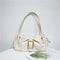 Bolso Tote Axilar de Cuero Genuino para Mujer