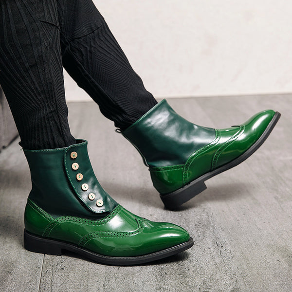Botas Martin de Cuero Premium para Hombre - Estilo Urbano y Personalidad