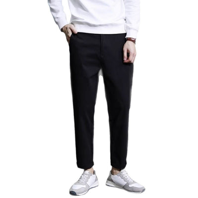 Pantalones Casuales Elegantes Slim Fit con Corte Cónico para Hombre - Image 4