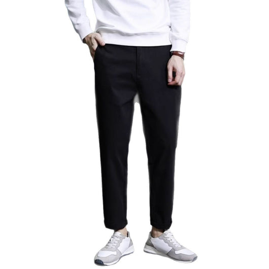 Pantalones Casuales Elegantes Slim Fit con Corte Cónico para Hombre - Image 4