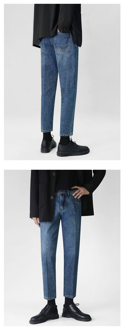 Pantalones Vaqueros Rectos Holgados Ligeros para Hombre - Verano - Image 11
