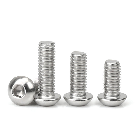 Tornillos de Acero Inoxidable Cabeza Redonda Hexagonal