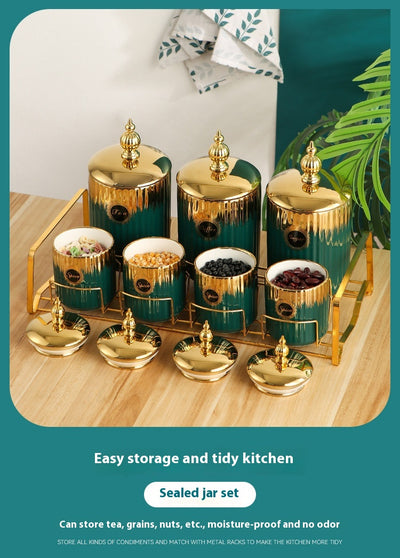 Recipiente de Almacenamiento de Cerámica para Cocina - Image 21